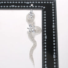Load image into Gallery viewer, Crystal Snake Earrings Bracelet Set