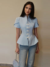 Load image into Gallery viewer, Single Breasted Blouse