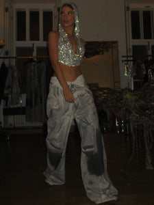 Mesh See Through T Shirt