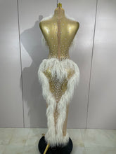 Load image into Gallery viewer, Tassel Mesh See Through Long Dress