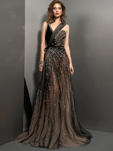 Customized Elegant Prom Gown