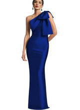 Load image into Gallery viewer, Elegant One Shoulder Mermaid Prom Dress