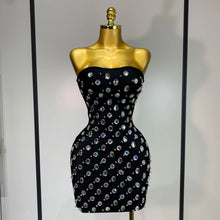 Load image into Gallery viewer, Bodycon Strapless Mini Dress