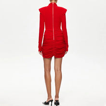 Load image into Gallery viewer, Sexy Hollow Out Pleated Mini Dress