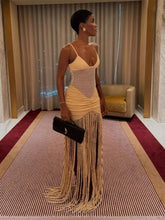 Load image into Gallery viewer, Hollow Out See-through Long Dress