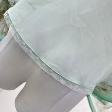 Load image into Gallery viewer, Pure Silk Mint Green Pearl  Skirt Set