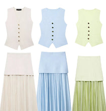 Load image into Gallery viewer, Fashion Dating Skirt Set
