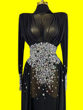 Load image into Gallery viewer, Mesh See Through  Prom Birthday Dress