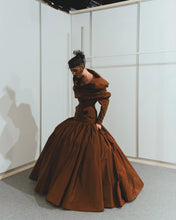 Load image into Gallery viewer, New Arrival Brown Mermaid Evening Dress