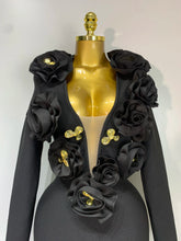 Load image into Gallery viewer, 3D Flower Sleeveless Bodycon Bandage Dress