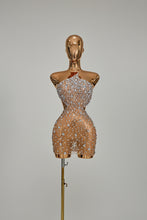 Load image into Gallery viewer, Mesh Backless See Through Bodycon Mini Dress