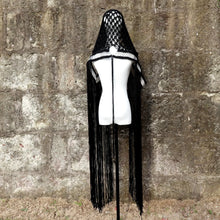 Load image into Gallery viewer, Retro Crochet Hollow Out Knitted Long Tassel Cover Up