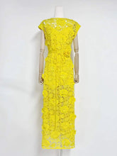 Load image into Gallery viewer, 3D Flowers Dress
