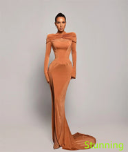 Load image into Gallery viewer, Velvet Evening Dress