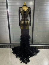 Load image into Gallery viewer, Sparkly Crystal Mesh See Through