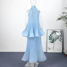 Load image into Gallery viewer, Elegant Ruffles Hem Tops Skirt Suit