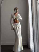 Load image into Gallery viewer, New Soild 3 Pcs Bikini With Cover Up Set