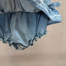 Load image into Gallery viewer, New Style Long-sleeve With Belt Waist Denim