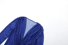 Load image into Gallery viewer, Nibber See Through Folds Maxi Dress