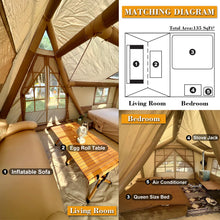 Load image into Gallery viewer, Tent House with Stove Jack