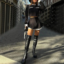 Load image into Gallery viewer, Tweed Shorts Skirt Two Piece Set