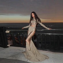 Load image into Gallery viewer, Sexy Knitted Fish Tail Dress