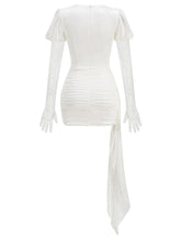 Load image into Gallery viewer, New Sexy Gloves Long Sleeves  Mini Dress