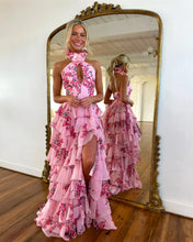 Load image into Gallery viewer, A-line Floor-length Evening Gown