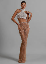 Load image into Gallery viewer, See Through Mesh Long Dress