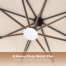 Load image into Gallery viewer, 10ft Solar Patio Umbrella with Base Included