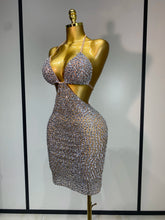 Load image into Gallery viewer, Sparkly Luxury Crystal Rhinestones Bodycon Dress