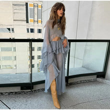 Load image into Gallery viewer, Ruffles Long Skirt Sets