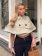 Load image into Gallery viewer, Casual Khaki Cape