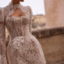 Load image into Gallery viewer, Long Sleeves Prom Dress