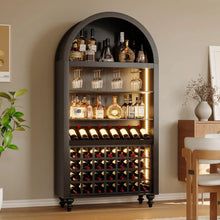 Load image into Gallery viewer, Arched Wine Bar Cabinet