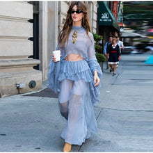 Load image into Gallery viewer, Ruffles Long Skirt Sets
