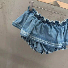 Load image into Gallery viewer, New Style Long-sleeve With Belt Waist Denim