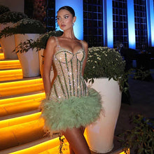 Load image into Gallery viewer, Corset Mini Dress
