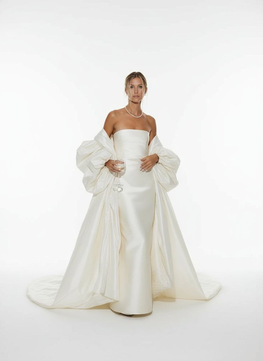 Taffeta Volume Wedding Jacket
