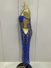 Load image into Gallery viewer, Mesh Two Piece Long Dress