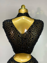 Load image into Gallery viewer, Luxury Rhinestone Mesh See Through
