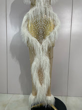 Load image into Gallery viewer, Tassel Mesh See Through Long Dress