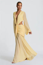 Load image into Gallery viewer, Long Sleeve Sexy Maxi Dress