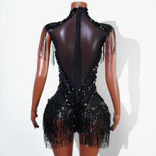 Load image into Gallery viewer, Rhinestone rhinestone Bodysuit