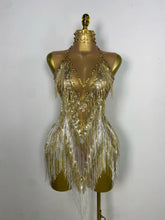 Load image into Gallery viewer, Evening Gowns Stretch Mesh Mini Dress
