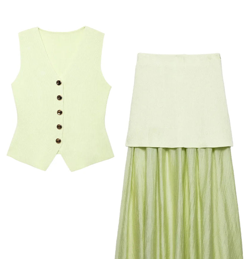 Fashion Dating Skirt Set