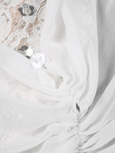 Load image into Gallery viewer, Spliced Lace Temperament Dress