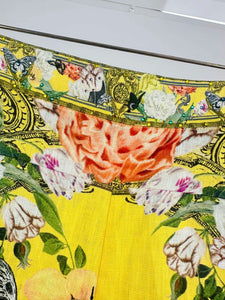 Yellow Flower Print