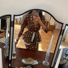 Load image into Gallery viewer, Floral Printing Gauze Patchwork Skirt Suit