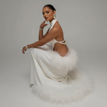 Load image into Gallery viewer, Sexy Backless Halter Evening Dress